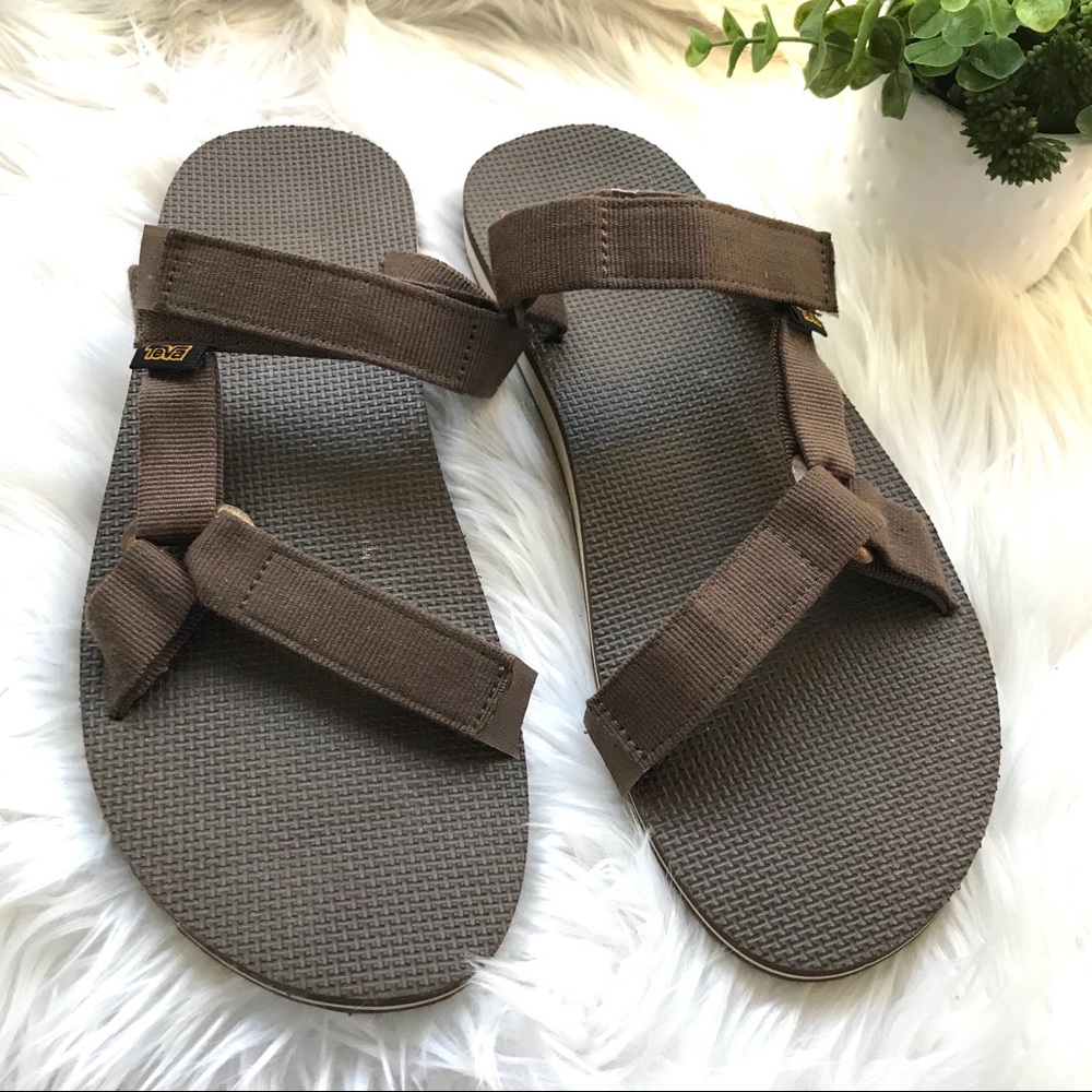 Teva Men’s Universal SlideOn Sandals Brown Size 13
